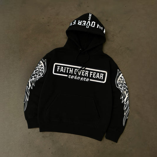 Zavier “Faith Over Fear” Tracksuit (Black) – Luxury Streetwear