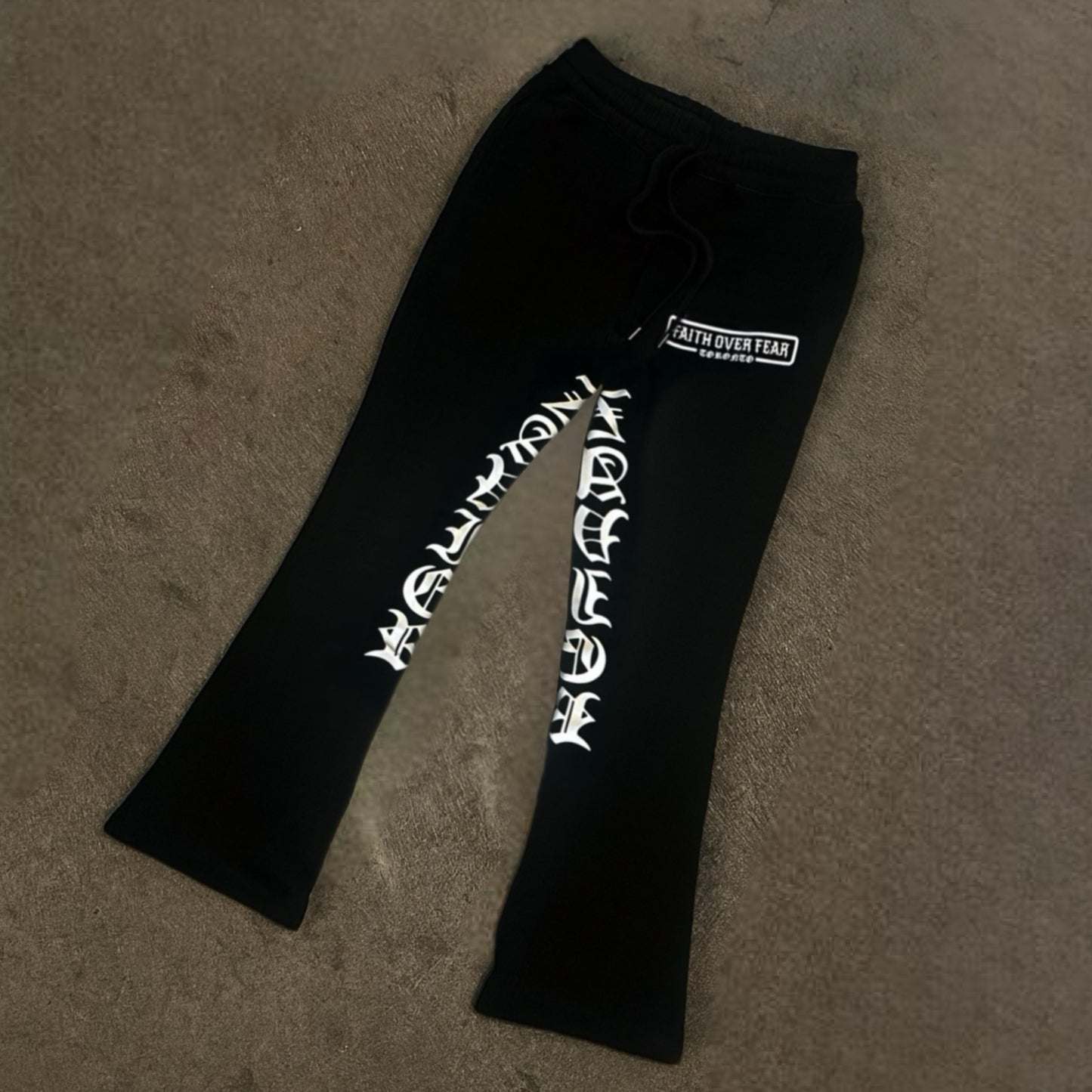 Zavier “Faith Over Fear” Tracksuit (Black) – Luxury Streetwear